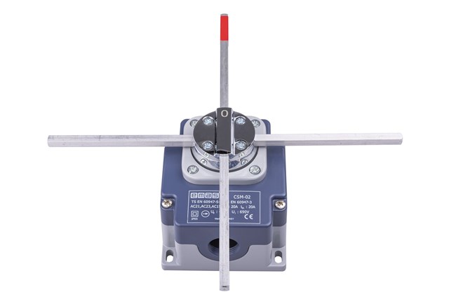 CSM Series 180°  1 forward-1 reverse 200 mm Rod Cross Limit Switch